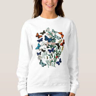 fjärilar, vismisk natur, gåva till henne, t shirt