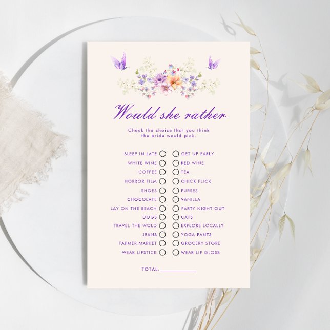 Fjärilar Would She Rather Bröllopsfestlek (Skapare uppladdad)