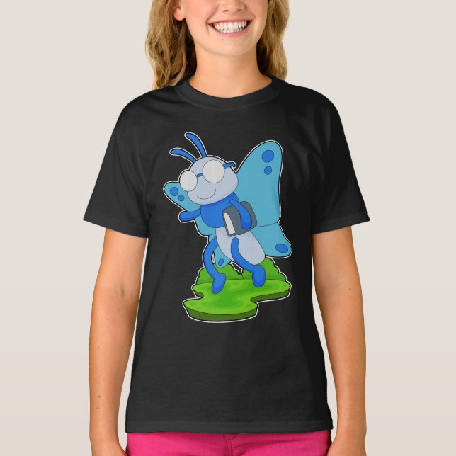 Fjärilbok T Shirt (Framsida)