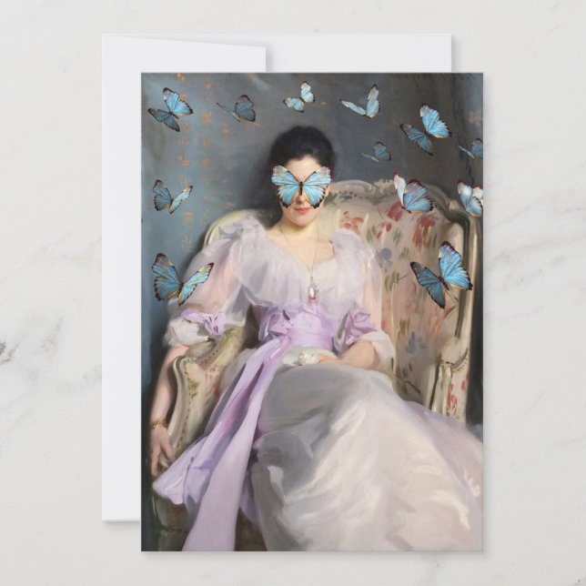 Fjärildrömmar II tackkort Tack Kort (Framsida)