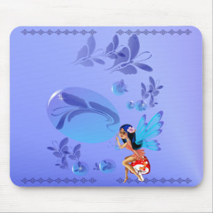 Fjärilen bubblar Mousepad Musmatta