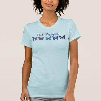 Fjärilen fodrar på utslagsplats! t-shirt