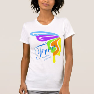 Fjärilen frigör t-shirt