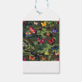 fjärilkamouflage presentetikett