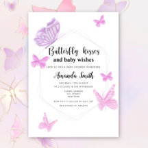 Fjärilkyssar baby shower