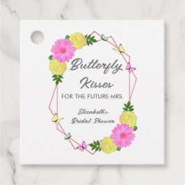 Fjärilkyssar för den blivande fru Bröllopsfest Gåvor Etiketter