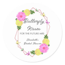 Fjärilkyssar för den framtida Mrs. Bröllopsfest