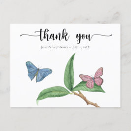 Fjärilkyssar Tack Vykort