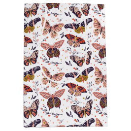 Fjärilmönstrad presentpåse