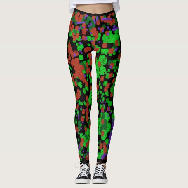 Fjärilparadis Leggings (Framsida)
