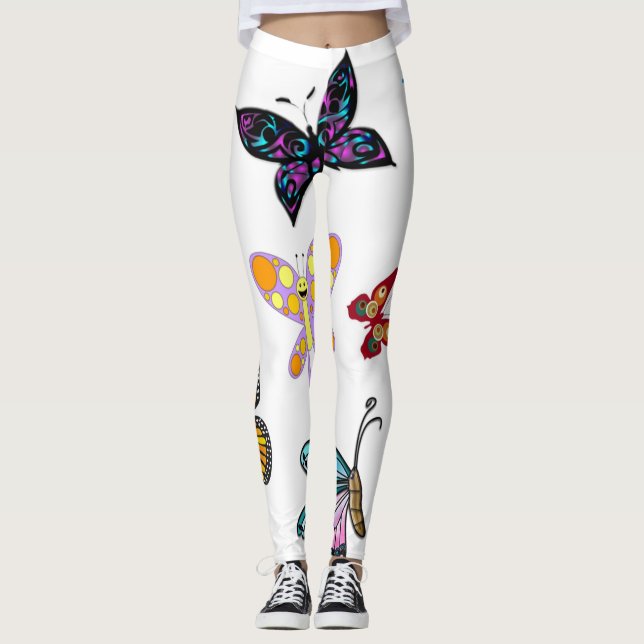 Fjärils Leggings (Framsida)