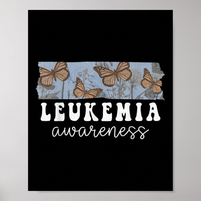 Fjärils Leukemi Medvetenhet  Poster (Framsidan)