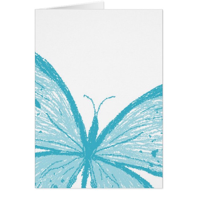 Fjärilsblått OBS Kort (Framsidan)