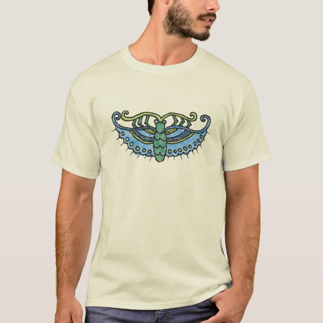 Fjärilsblått Tee (Framsida)