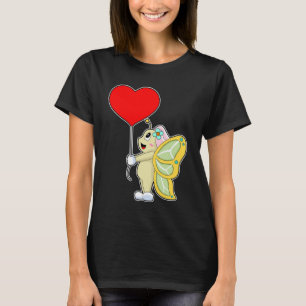 Fjärilsbrud Hjärtbröllop T Shirt