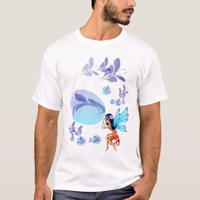FjärilsBubblesBubbles T-tröja T-shirt (Framsida)