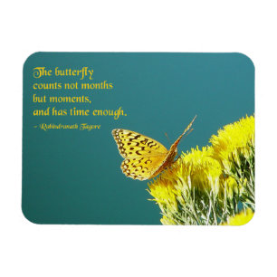 Fjärilscitationstecken Magnet