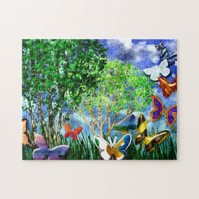 FJÄRILSDANS PUSSEL (Horisontell)