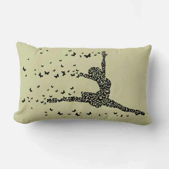 Fjärilsdansare Lumbarkudde (Framsida)