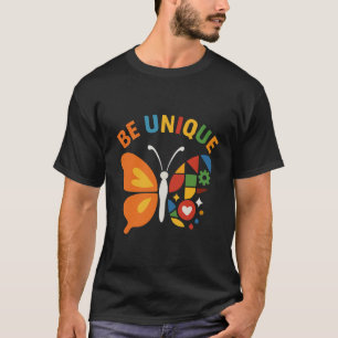Fjärilsdesign med sanna färger t shirt
