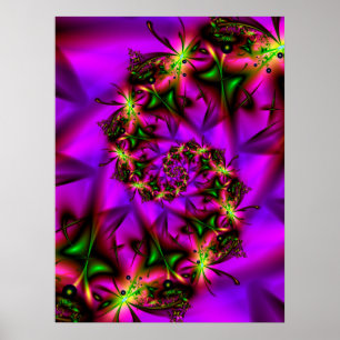 Fjärilsdesign Poster