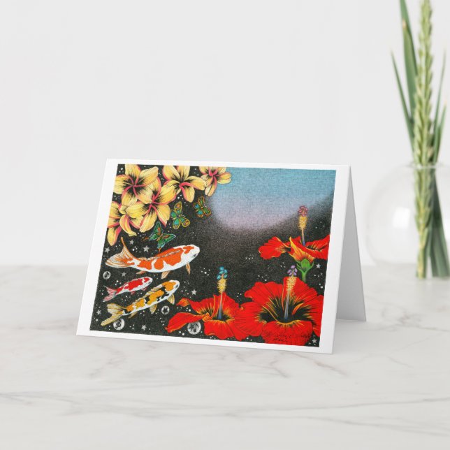 Fjärilsdröm II (Shapen av utrymme) Kort (Framsida)