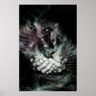 fjärilseffekt 2 (mörkare) poster