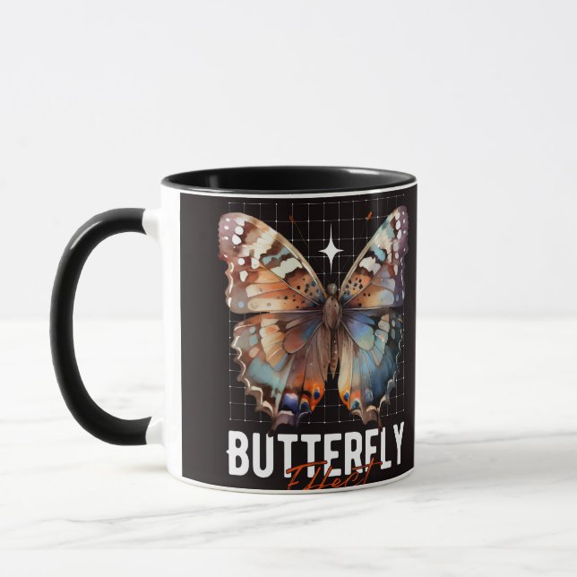 Fjärilseffekt mugg (Vänster)