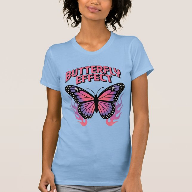 Fjärilseffekt T Shirt (Framsida)