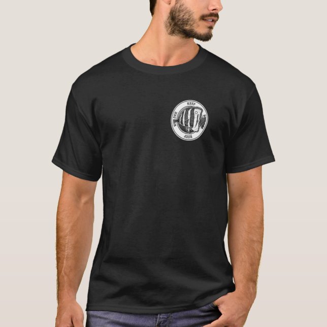 Fjärilsfisk Revbyggare Marin Akvariefisk K T Shirt (Framsida)