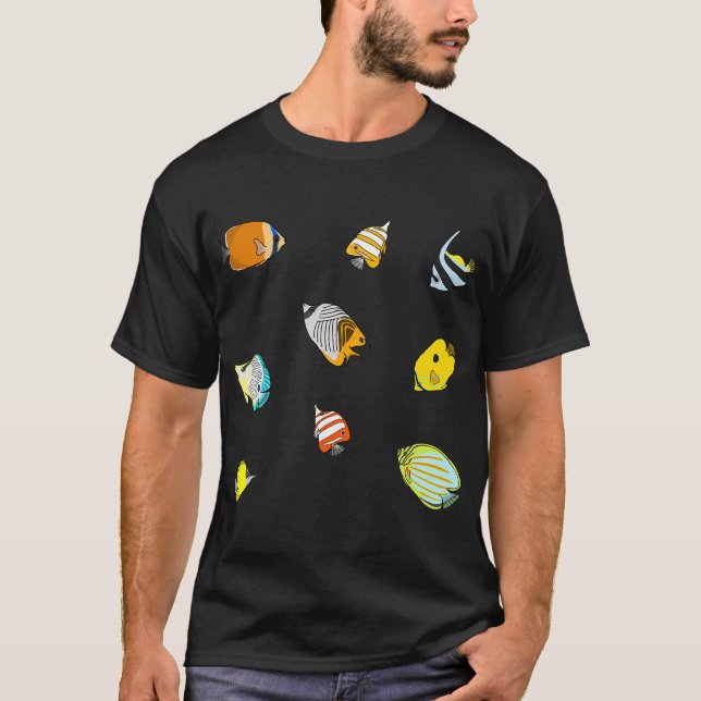 Fjärilsfisk T Shirt (Framsida)