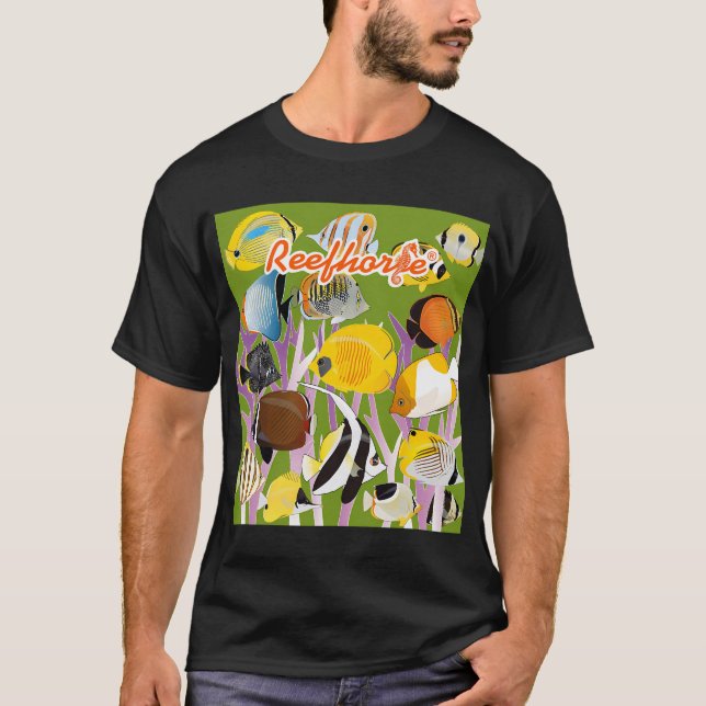 Fjärilsfiskssamling T Shirt (Framsida)