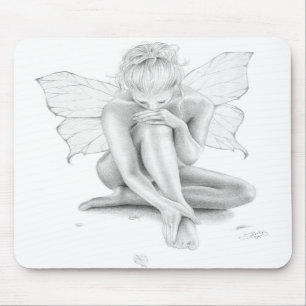 Fjärilsflicka Mousepad Musmatta