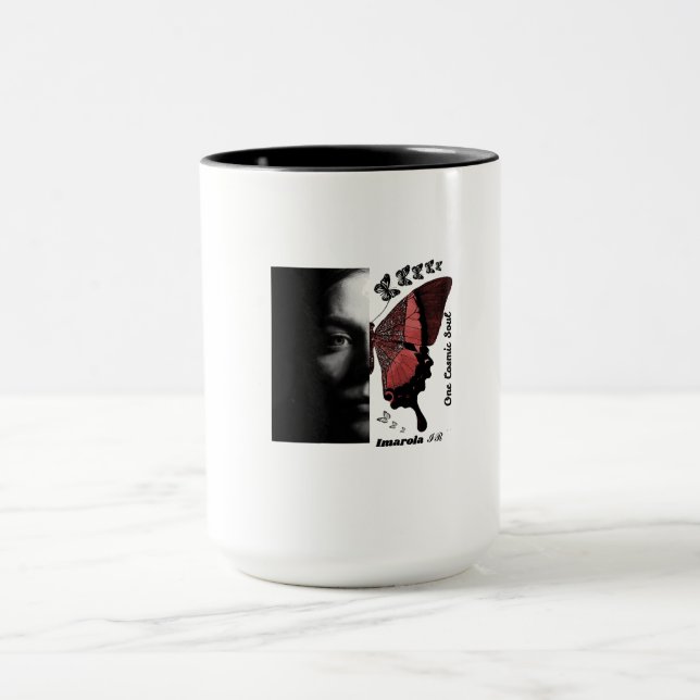 Fjärilsflicka Mugg, Gotisk Estetisk Kaffemugg, B Mugg (Center)