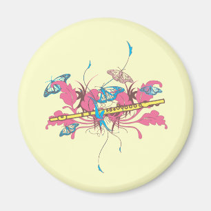 Fjärilsflöjt Magnet