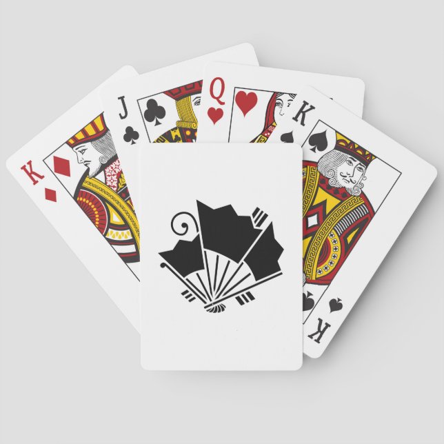 Fjärilsformade fläktar (Ageha) Casinokort (Baksidan)