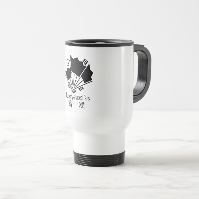 Fjärilsformade fläktar resemugg (Framsida höger)