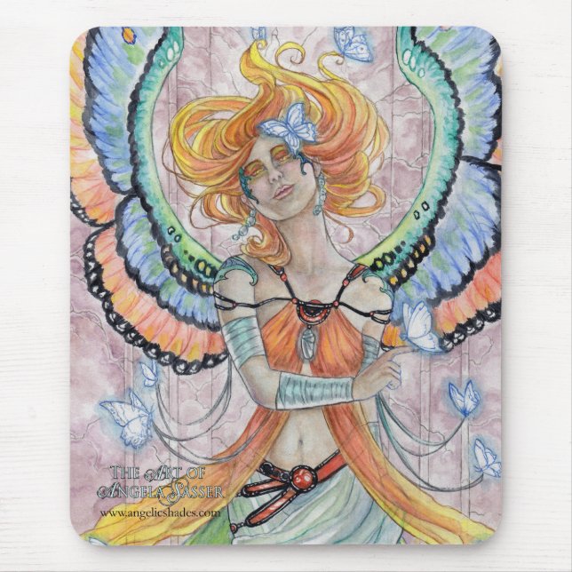 Fjärilsförmyndare Mousepad Musmatta (Framsidan)