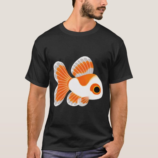 Fjärilsguld fisk t shirt (Framsida)