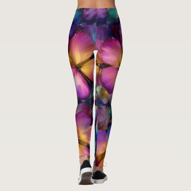Fjärilshägring  leggings (Baksida)