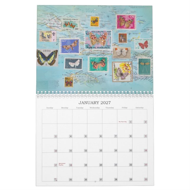 Fjärilskalender 2013 kalender (Jan 2027)