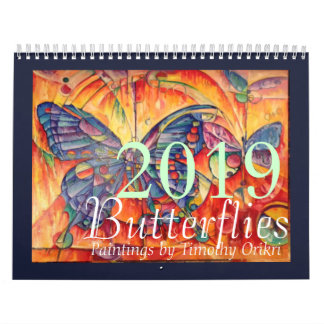 Fjärilskalender 2019 av Timothy Orikri Kalender
