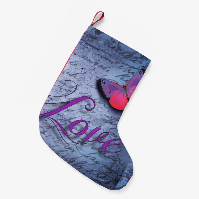 Fjärilskärlek Liten Julstrumpa (Framsidan (Hängande))