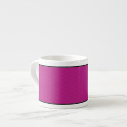 Fjärilskärlek | Magenta Spetsgräns Espressomugg