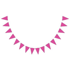 Fjärilskärlek | Solid färg Magenta 2 Vimplar