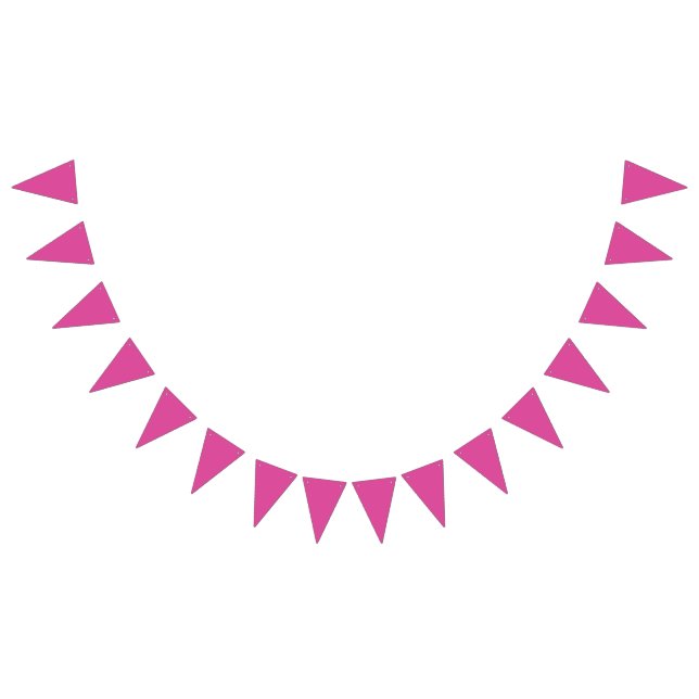 Fjärilskärlek | Solid färg Magenta 2 Vimplar (Alla)