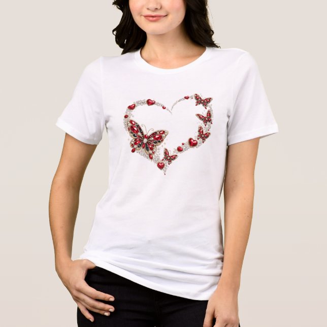 Fjärilskärlek T-Shirt (Framsida)