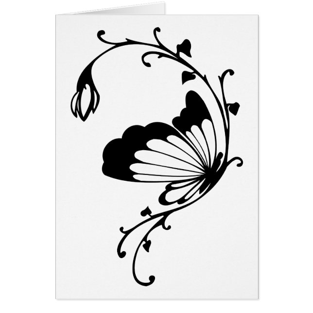 Fjärilskonst 2 hälsningskort (Framsidan)