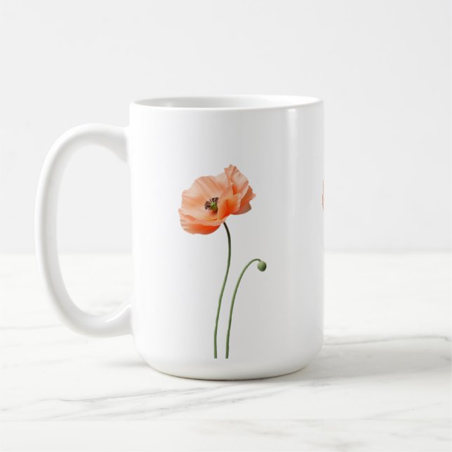 fjärilskonst, skör frihet, emotionell konstverk, kaffemugg (Vänster)
