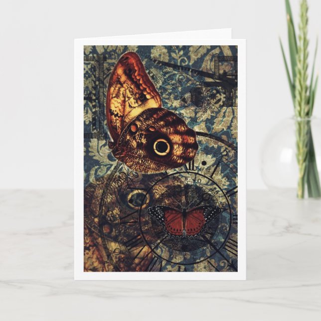 fjärilskonstnotecard 4 kort (Framsida)